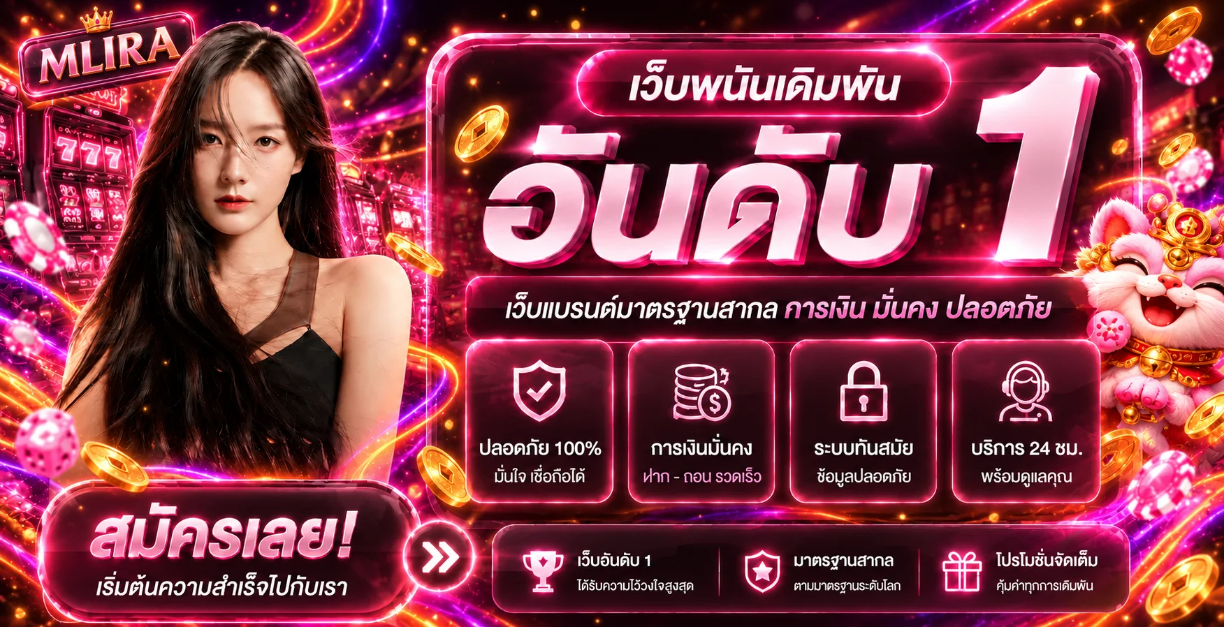 แบนเนอร์ข้อมูล MLIRA ทางเข้าและความปลอดภัย